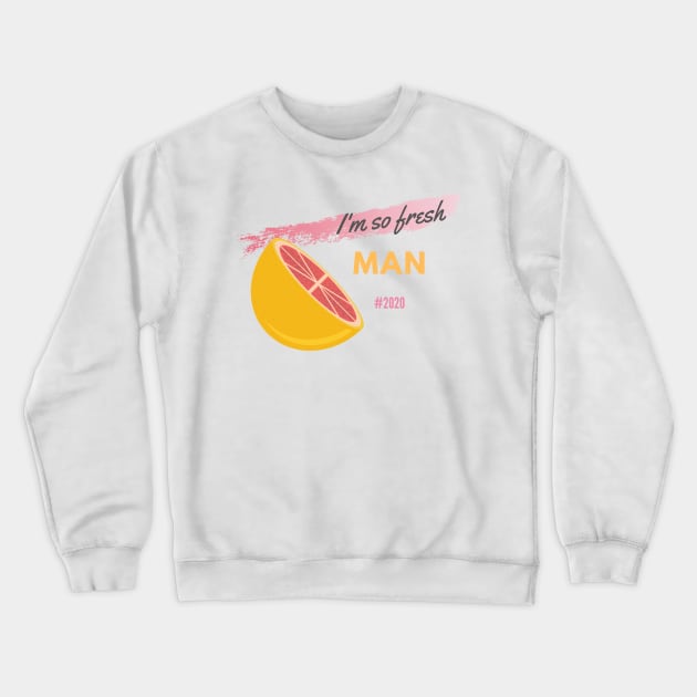 Freshman Year 2020 university high school fun last year senior junior america student class Crewneck Sweatshirt by From Mars